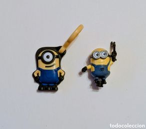Figuras de goma Kinder: Figuras Llavero Minions Gru Mi Villano Favorito Kinder